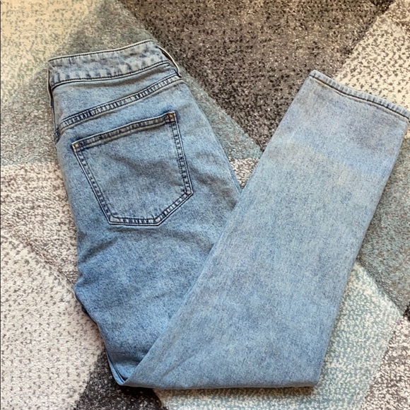 Pac Sun Acid Washed Mom Jeans - Picture 1 of 5
